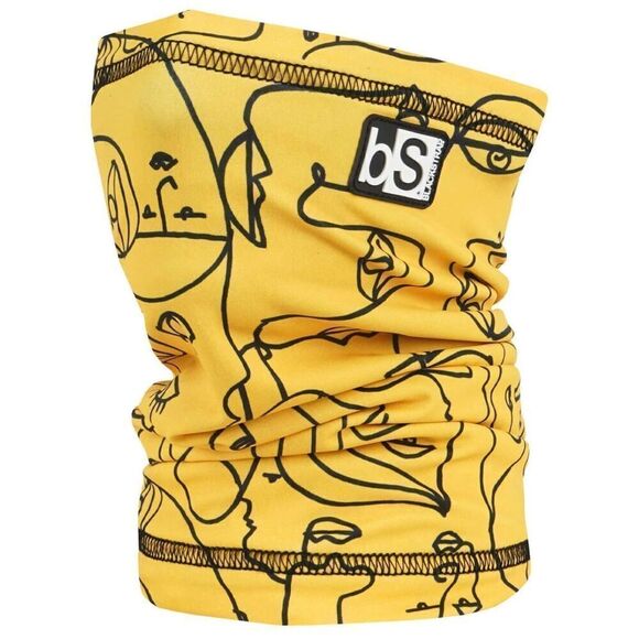 NEW Kids Dual Layer Gaiter in Yellow Faces - Picture 1 of 5